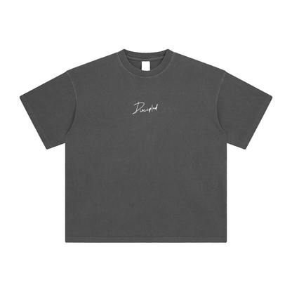 Discipled 5 "HEBREWS 4:12" Men's Oversized Washed Tee