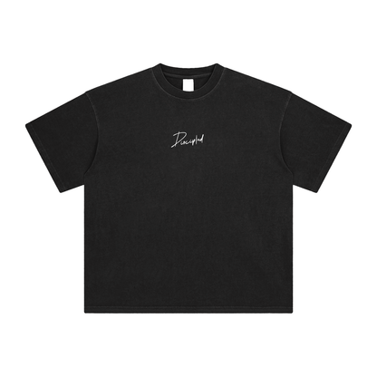 Discipled 5 "HEBREWS 4:12" Men's Oversized Washed Tee
